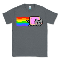 Charcoal Heather Nyan Cat Classic Tee - artisFamous