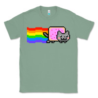 Sage Nyan Cat Classic Tee - artisFamous