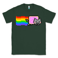 Sports Green Nyan Cat Classic Tee - artisFamous