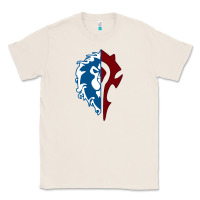 Natural WORLD OF WARCRAFT MISTS OF PANDARIA HORDE Classic Tee - artisFamous