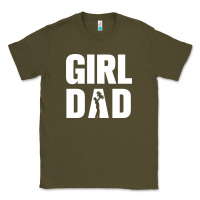 Army Green Girl Dad Classic Tee - artisFamous