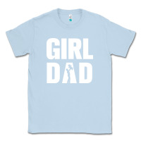 Dusty Blue Girl Dad Classic Tee - artisFamous