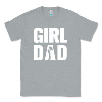 Heather Grey Girl Dad Classic Tee - artisFamous