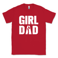 Red Girl Dad Classic Tee - artisFamous