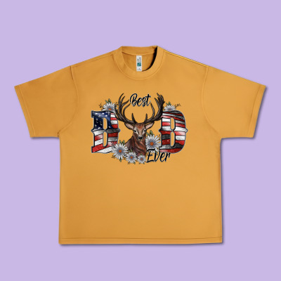 Best Dad Ever Urban Heavy Tee Designed By Sublimationcraftshop