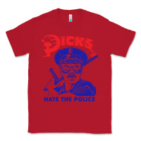 Red Dicks Hate The Police Classic Tee - artisFamous
