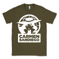 Army Green carmen sandiego Classic Tee - artisFamous