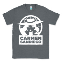 Charcoal Heather carmen sandiego Classic Tee - artisFamous
