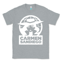 Heather Grey carmen sandiego Classic Tee - artisFamous