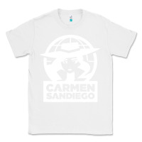 White carmen sandiego Classic Tee - artisFamous
