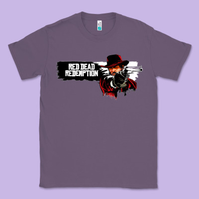 Red Dead Redemption 2 Red Moon Cowboy Classic Tee Designed By Artisfamous