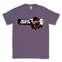 Lavender Red Dead Redemption 2 Red Moon Cowboy Classic Tee - artisFamous