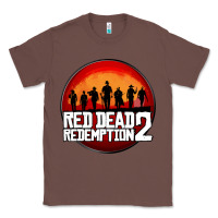 Chestnut Red Dead Redemption 2 Red Moon Cowboy Classic Tee - artisFamous