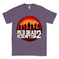 Lavender Red Dead Redemption 2 Red Moon Cowboy Classic Tee - artisFamous
