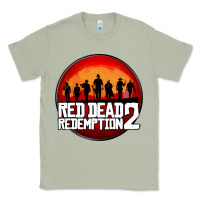 Matcha Red Dead Redemption 2 Red Moon Cowboy Classic Tee - artisFamous