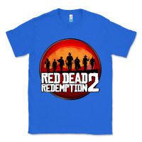 True Royal Red Dead Redemption 2 Red Moon Cowboy Classic Tee - artisFamous