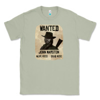 Matcha Red Dead Redemption 2 Red Moon Cowboy wanted john marston Classic Tee - artisFamous