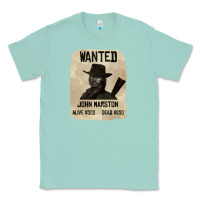 Seafoam Red Dead Redemption 2 Red Moon Cowboy wanted john marston Classic Tee - artisFamous