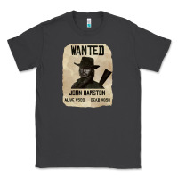Smoke Red Dead Redemption 2 Red Moon Cowboy wanted john marston Classic Tee - artisFamous