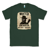 Sports Green Red Dead Redemption 2 Red Moon Cowboy wanted john marston Classic Tee - artisFamous