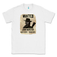 White Red Dead Redemption 2 Red Moon Cowboy wanted john marston Classic Tee - artisFamous