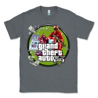 Charcoal Heather Grand Theft Auto Classic Tee - artisFamous