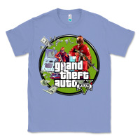 Colony Blue Grand Theft Auto Classic Tee - artisFamous