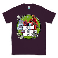 Plum Grand Theft Auto Classic Tee - artisFamous