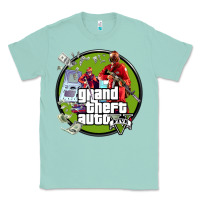 Seafoam Grand Theft Auto Classic Tee - artisFamous