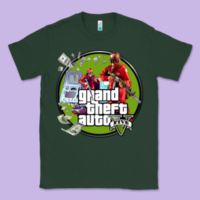 Grand Theft Auto Classic Tee Designed By Artisfamous
