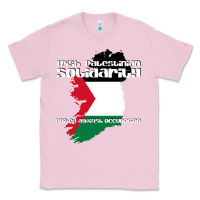 Bubblegum Pink irish palestinian solidarity Classic Tee - artisFamous