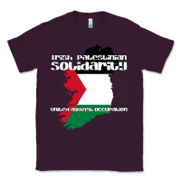 Plum irish palestinian solidarity Classic Tee - artisFamous