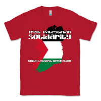 Red irish palestinian solidarity Classic Tee - artisFamous