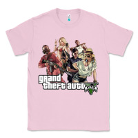 Bubblegum Pink Grand Theft Auto Classic Tee - artisFamous