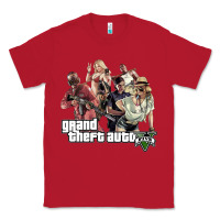 Red Grand Theft Auto Classic Tee - artisFamous