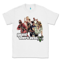 White Grand Theft Auto Classic Tee - artisFamous