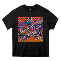 Black african ankara zebra seamless pattern Heavy Core Tee - BundleAndBundleShop
