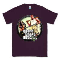 Plum Grand Theft Auto Classic Tee - artisFamous