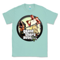 Seafoam Grand Theft Auto Classic Tee - artisFamous