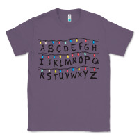 Lavender Stranger Lights Alphabet Classic Tee - artisFamous