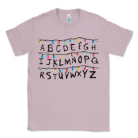 Lilac Stranger Lights Alphabet Classic Tee - artisFamous