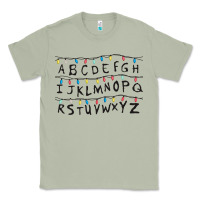 Matcha Stranger Lights Alphabet Classic Tee - artisFamous