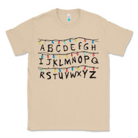 Stranger Lights Alphabet Classic Tee | Teevron
