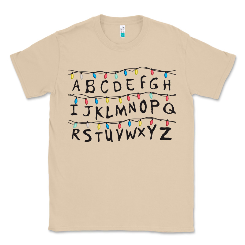 Stranger Lights Alphabet Classic Tee by artisFamous | Teevron