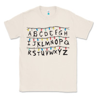 Natural Stranger Lights Alphabet Classic Tee - artisFamous