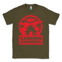 Army Green carmen sandiego Classic Tee - artisFamous