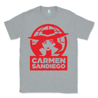 Heather Grey carmen sandiego Classic Tee - artisFamous