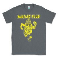Charcoal Heather mustard plug Classic Tee - artisFamous