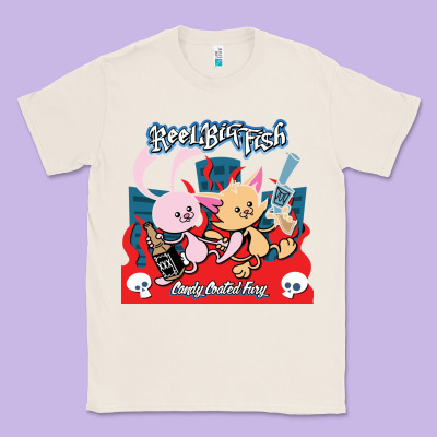 Reel Big Fish Candy Coated Fury Classic Tee Designed By Artisfamous