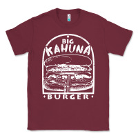 Burgundy Big Kahuna Burger - Tarantino Classic Tee - artisFamous